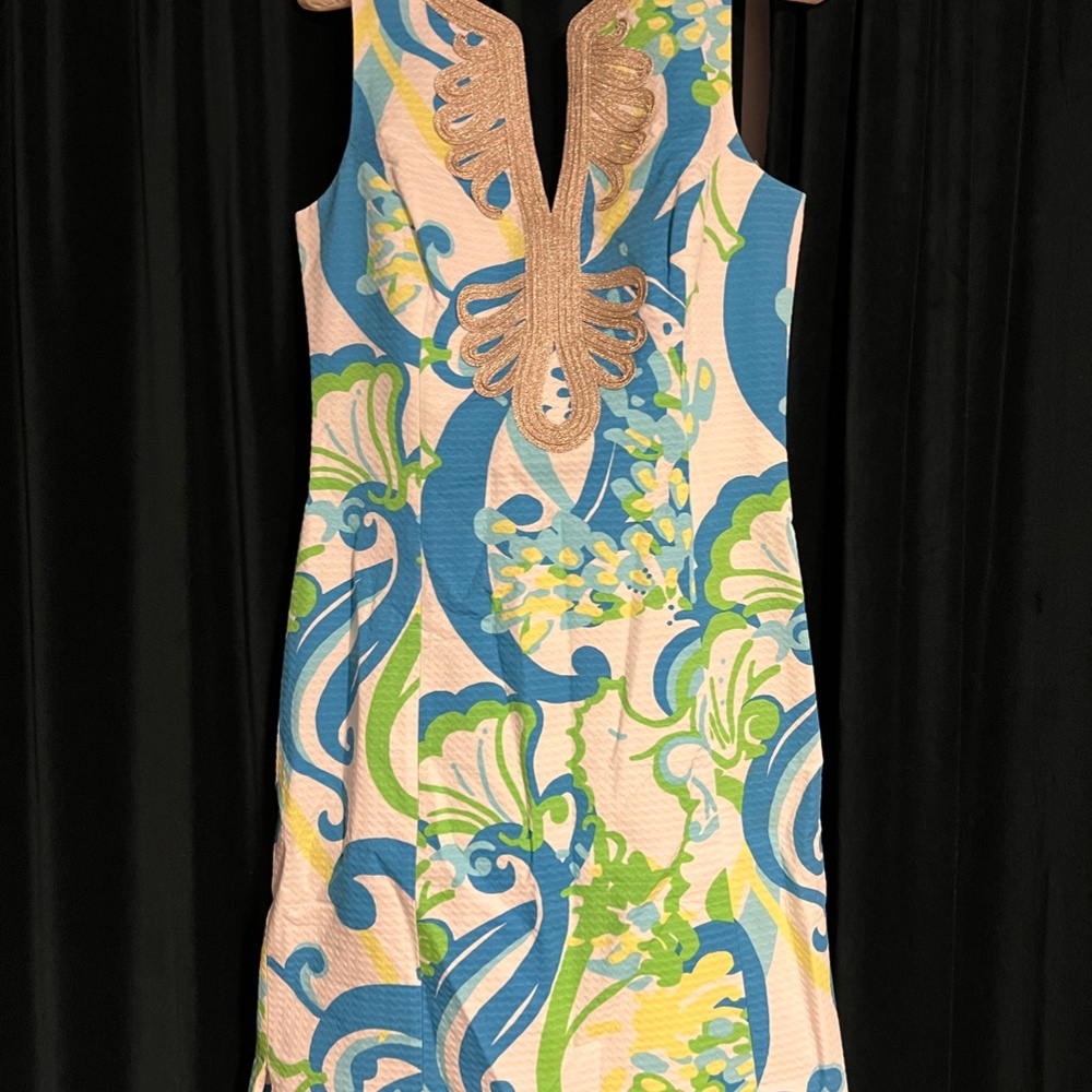 Lilly Pulitzer dress with classic Lilly soutache!